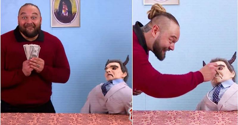 Bray Wyatt and puppet Vince McMahon